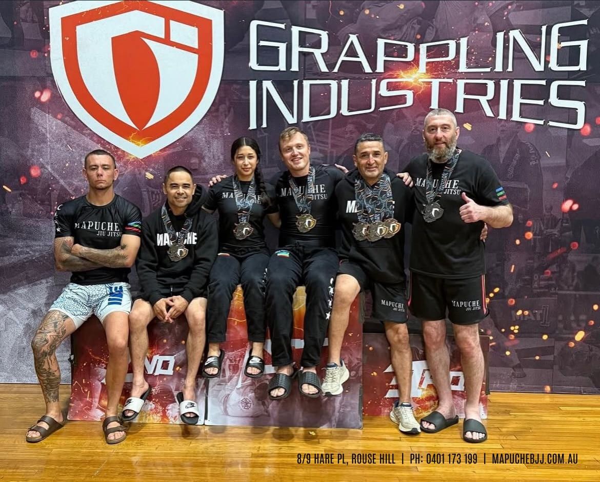 The competition team with their medals